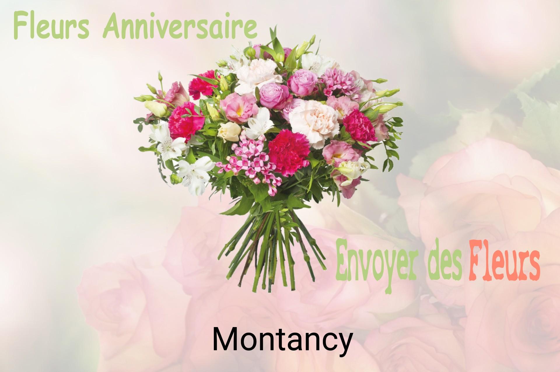 Bouquet de fleurs d’anniversaire livré à Montancy